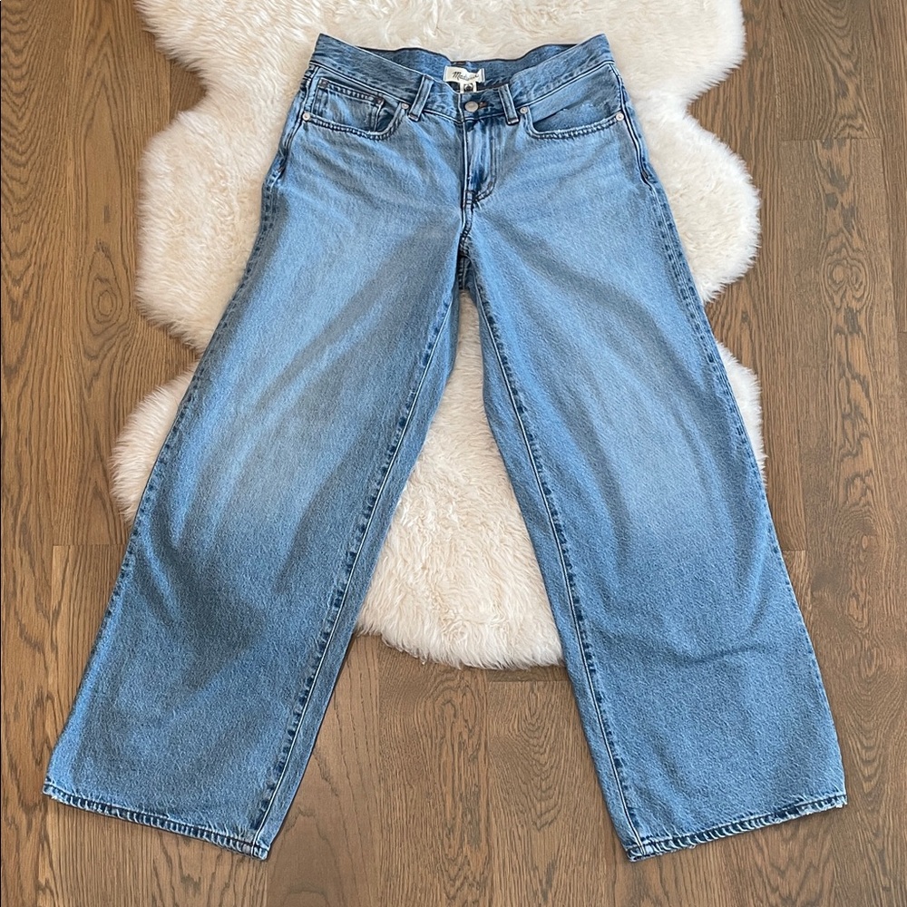 Madewell Low Rise Wide Leg Jeans
